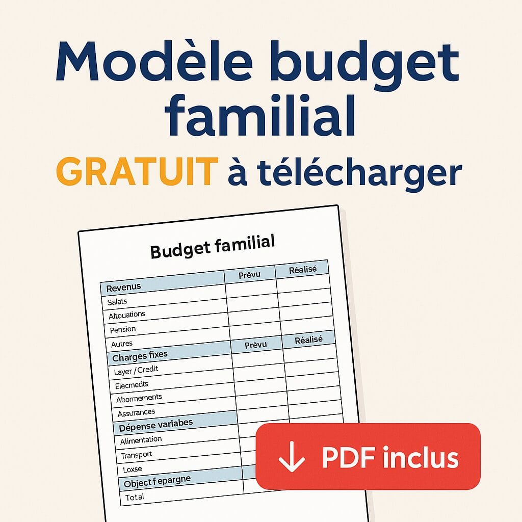 Modèle budget familial gratuit à télécharger (PDF inclus)