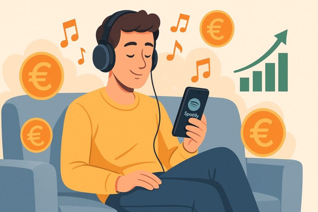 Comment gagner de l’argent en écoutant la musique sur Spotify