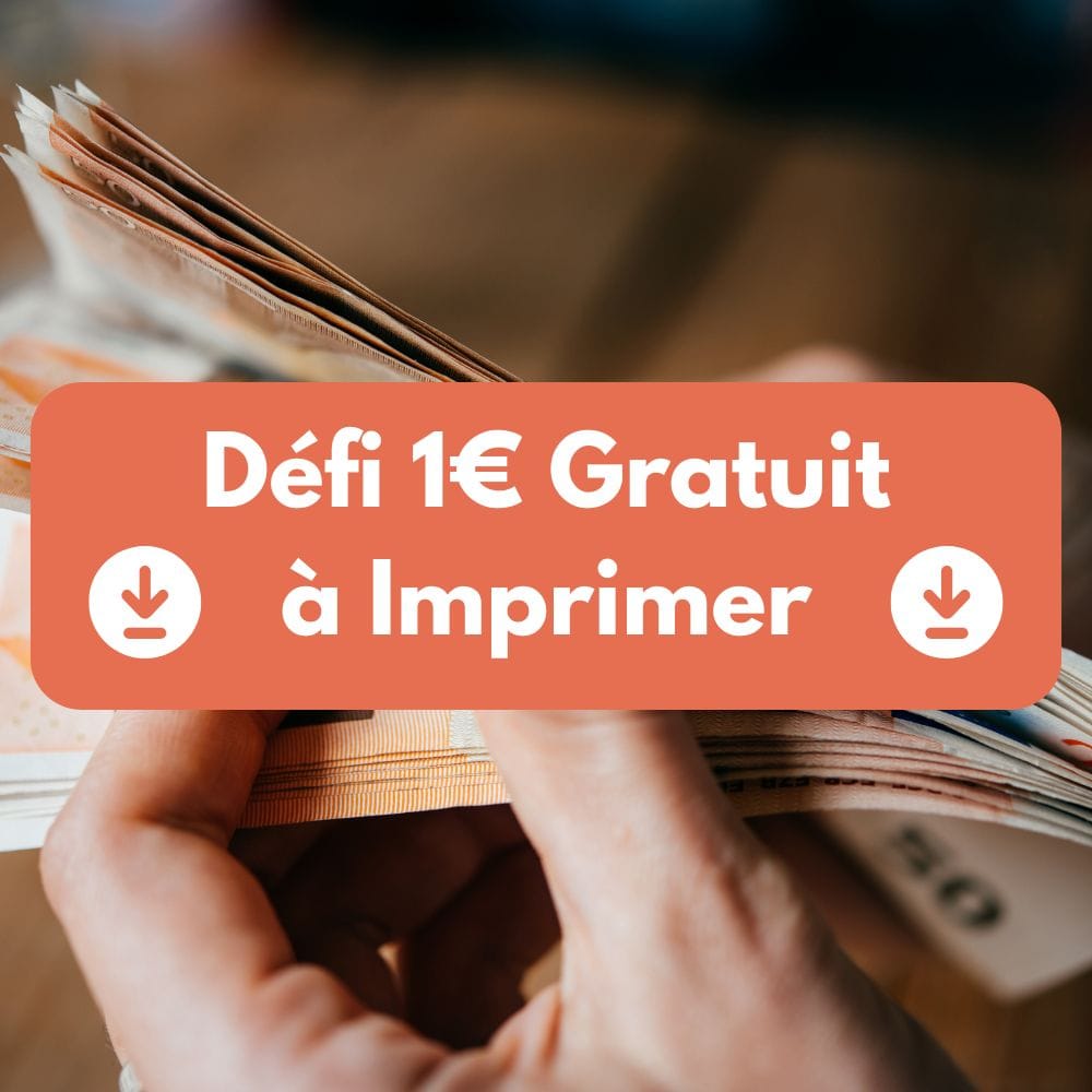 Défi 1 euro à imprimer gratuit