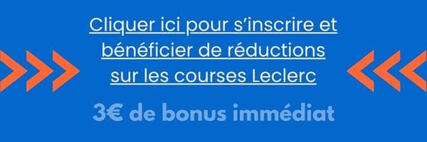courses leclerc bon de réduction